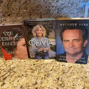 Celebrity Bio Lot of 3 Star Wars, Friends, Oliva Newton John + Bonus People Mag